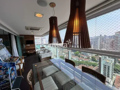 Apartamento com 3 Quartos para alugar, 191m² no Embaré, Santos