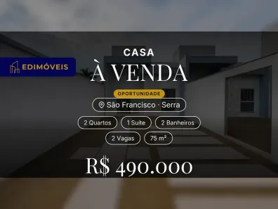 Casa com 2 Quartos à venda, 75m² no São Francisco, Serra