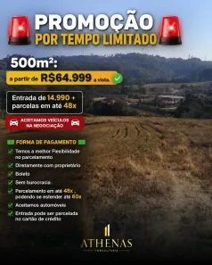 Lote/Terreno à venda, 500m² no Recreio Topázio (Caucaia do Alto), Cotia