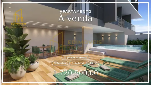 Apartamento com 3 Quartos à venda, 85m² no Jardim da Penha, Vitória
