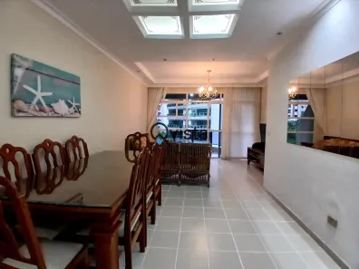 Apartamento com 3 Quartos para alugar, 112m² no Pitangueiras, Guarujá
