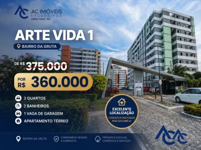 Apartamento com 3 Quartos à venda, 65m² no Gruta de Lourdes, Maceió