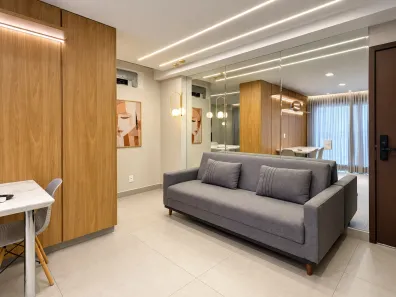 Flat com 1 Quarto à venda, 46m² no Setor Bueno, Goiânia