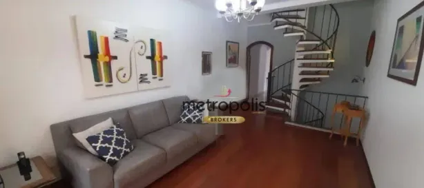 Sobrado com 4 Quartos à venda, 221m² no Jardim, Santo André