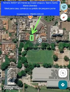 Lote/Terreno à venda, 400m² no Santa Maria, Uberaba