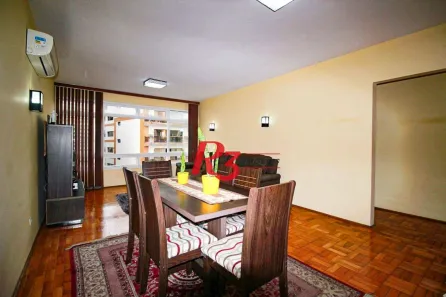 Apartamento com 3 Quartos à venda, 156m² no Gonzaga, Santos