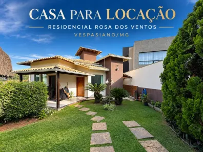 Casa de Condomínio com 3 Quartos para alugar, 164m² no Rosa dos Ventos, Vespasiano
