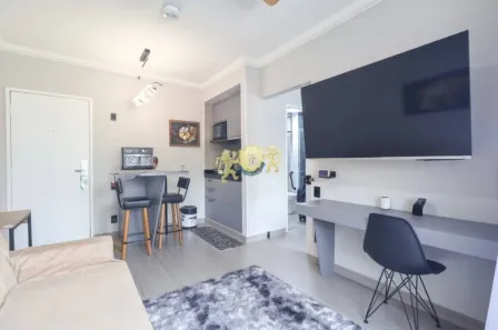 Flat com 1 Quarto para alugar, 33m² no Indianópolis, São Paulo