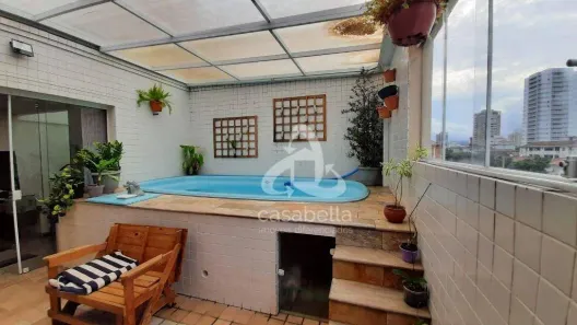 Casa de Condomínio com 3 Quartos à venda, 260m² no Embaré, Santos