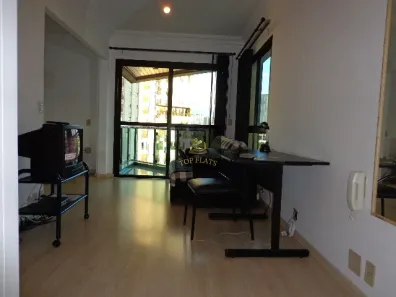 Flat com 1 Quarto para alugar, 35m² no Jardim Paulistano, São Paulo