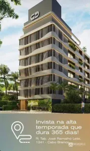 Flat com 1 Quarto à venda, 18m² no Cabo Branco, João Pessoa