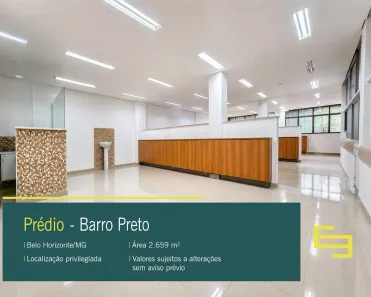Prédio Comercial à venda, 2659m² no Barro Preto, Belo Horizonte