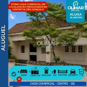 Imóvel Comercial com 4 Quartos para alugar, 118m² no Vila Iara, São Gonçalo