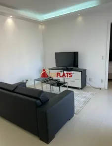 Apartamento com 1 Quarto para alugar, 52m² no Cidade Monções, São Paulo