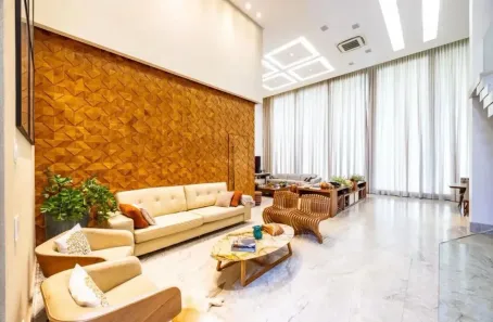 Casa de Condomínio com 5 Quartos para venda ou aluguel, 453m² no Alphaville Flamboyant Residencial Araguaia, Goiânia