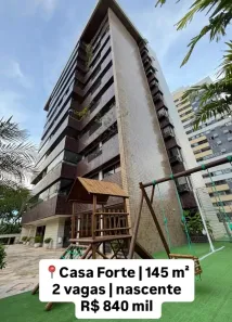 Apartamento com 3 Quartos à venda, 145m² no Casa Forte, Recife