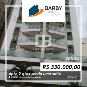 Apartamento com 2 Quartos à venda, 78m² no Centro, Campos dos Goytacazes