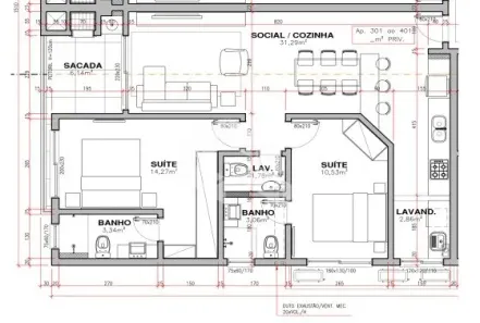 Apartamento com 2 Quartos à venda, 89m² no Saco dos Limões, Florianópolis