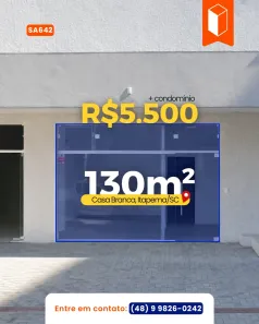 Ponto Comercial para alugar, 130m² no Centro, Tijucas