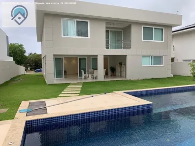 Casa de Condomínio com 4 Quartos à venda, 727m² no Busca Vida (Abrantes), Camaçari