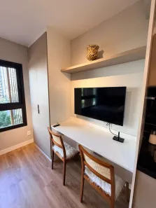 Apartamento com 1 Quarto para alugar, 21m² no Moema, São Paulo
