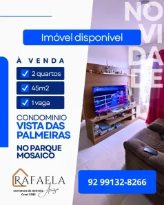 Apartamento com 2 Quartos à venda, 45m² no Planalto, Manaus