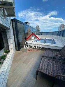 Cobertura com 4 Quartos à venda, 224m² no Ponta da Praia, Santos