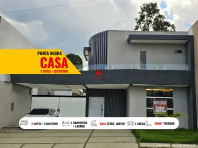 Casa de Condomínio com 3 Quartos à venda, 220m² no Ponta Negra, Manaus