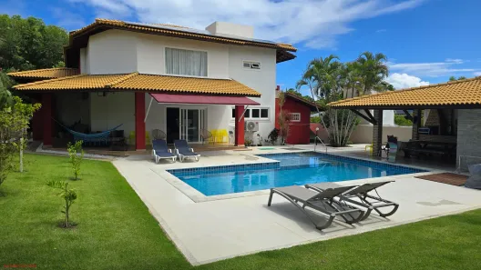Casa de Condomínio com 4 Quartos à venda, 437m² no Busca Vida (Abrantes), Camaçari