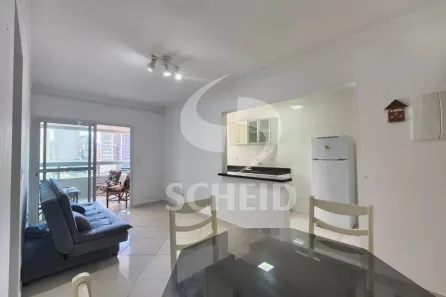 Apartamento com 1 Quarto para alugar, 57m² no Guilhermina, Praia Grande