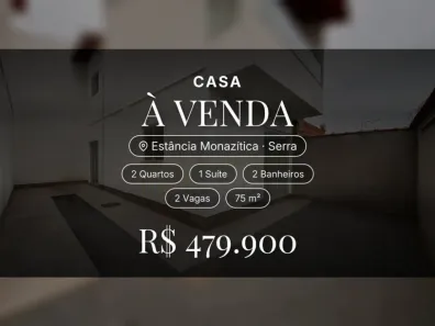 Casa com 2 Quartos à venda, 75m² no Estância Monazítica, Serra