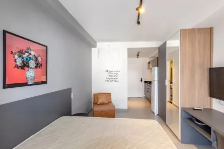 Kitnet com 1 Quarto à venda, 29m² no Indianópolis, São Paulo