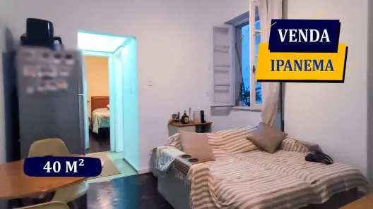 Apartamento com 1 Quarto à venda, 40m² no Ipanema, Rio de Janeiro