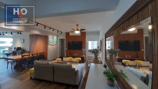 Apartamento com 3 Quartos para alugar, 90m² no Pitangueiras, Guarujá