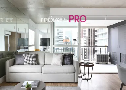 Apartamento com 1 Quarto para alugar, 69m² no Cidade Monções, São Paulo