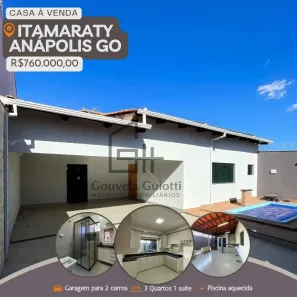 Casa com 3 Quartos à venda, 195m² no Itamaraty, Anápolis
