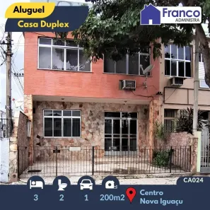 Imóvel Comercial com 3 Quartos para alugar, 177m² no Centro, Nova Iguaçu