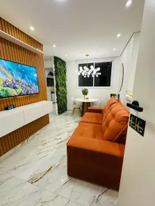 Apartamento com 2 Quartos à venda, 46m² no Areia Branca, Santos