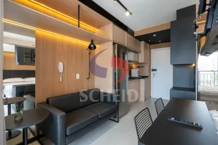 Flat com 1 Quarto à venda, 27m² no Santo Amaro, São Paulo