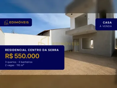 Casa com 3 Quartos à venda, 110m² no Residencial Centro da Serra, Serra