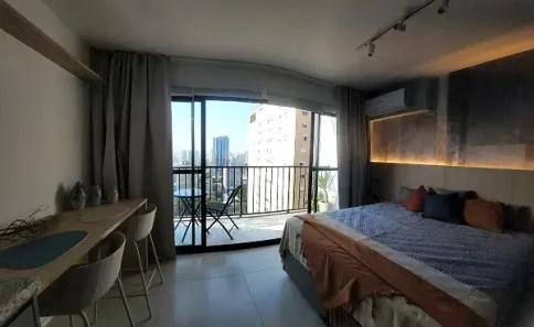 Apartamento com 1 Quarto para alugar, 27m² no Água Branca, São Paulo