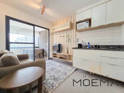 Apartamento com 1 Quarto para alugar, 30m² no Indianópolis, São Paulo