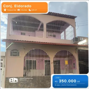 Casa com 3 Quartos à venda, 235m² no Parque 10 de Novembro, Manaus