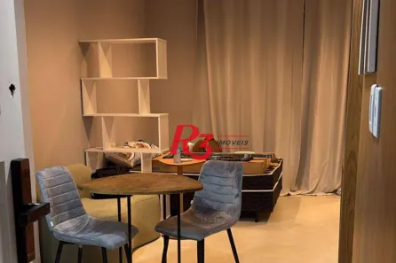 Apartamento com 1 Quarto à venda, 31m² no Gonzaga, Santos