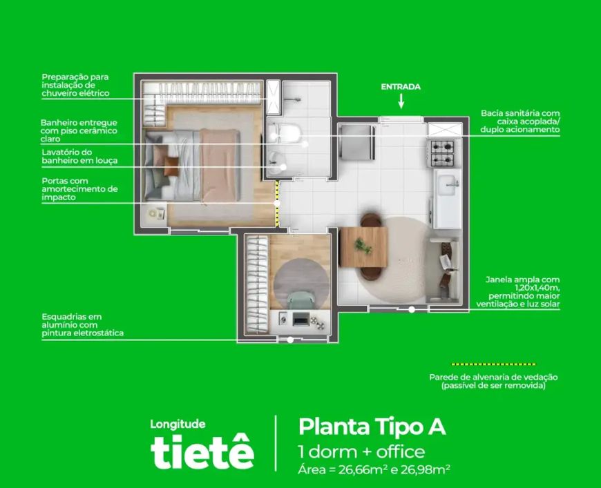 LONGITUDE TIETE no Piqueri, São Paulo
