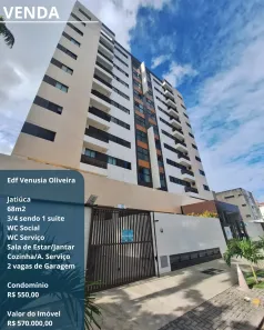 Apartamento com 3 Quartos à venda, 68m² no Jatiúca, Maceió