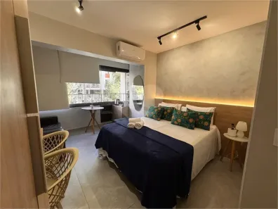 Apartamento com 1 Quarto para alugar, 26m² no Cerqueira César, São Paulo
