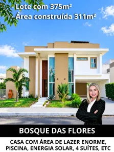 Casa de Condomínio com 4 Quartos à venda, 311m² no Parque do Jiqui, Parnamirim