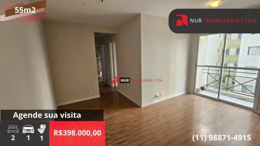 Apartamento com 2 Quartos à venda, 53m² no Jardim das Vertentes, São Paulo