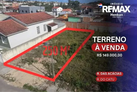 Lote/Terreno à venda, 250m² no Alagoinhas Velha, Alagoinhas